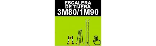 ESCALERA DE TIJERA 3M80