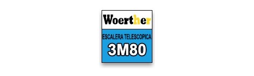 ESCALERA TELESCÓPICA 3M80